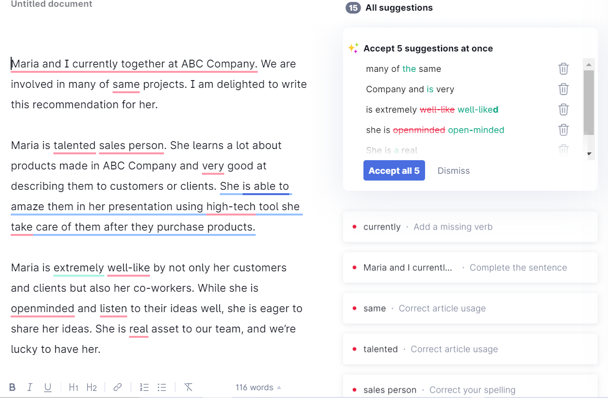 ビジネスマン必見 英作文に役立つアプリgrammarly English Home